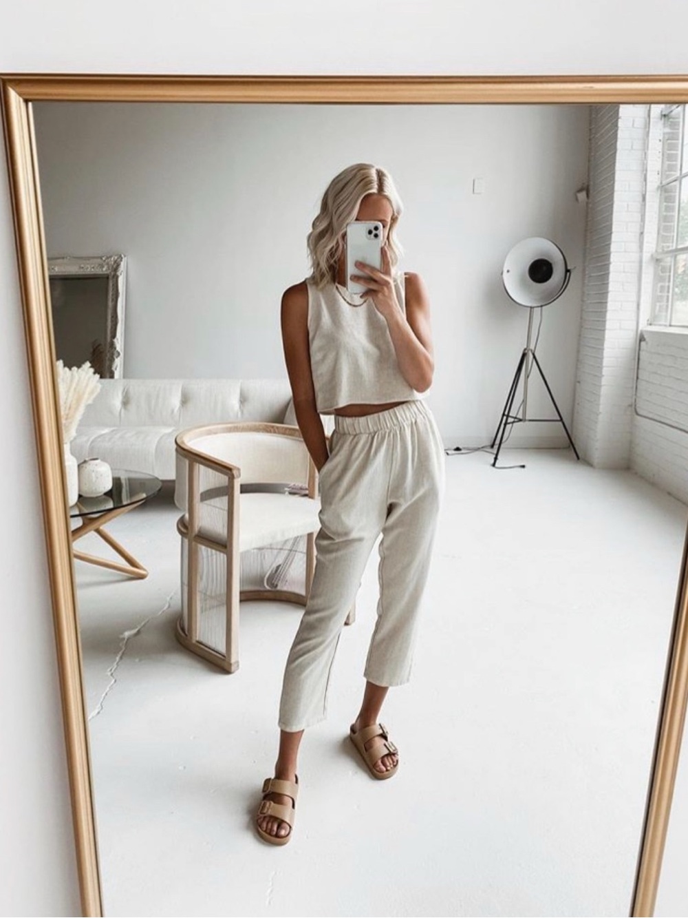 CandidlyChan linen pants XS